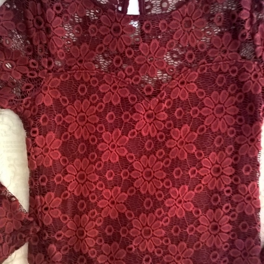Harlow and Graham Cranberry Body Suit